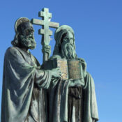 Sain Cyril And Saint Methodius Statue,Nové Město, Prague, the Czech Republic | SUPERPOBYT World