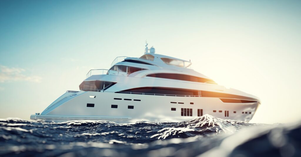 Catamaran motor yacht on the ocean | SUPERPOBYT World