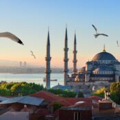 Mosque and Bosphorus in Istanbul,Turkey | SUPERPOBYT World