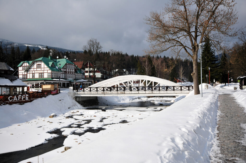 Špindlerův Mlýn is the most famous ski resort in the Czech Republic
