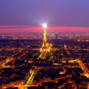 The Eiffel Tower With Light On The Top | SUPERPOBYT World